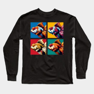 Pop Oranda Goldfish - Cool Aquarium Fish Long Sleeve T-Shirt